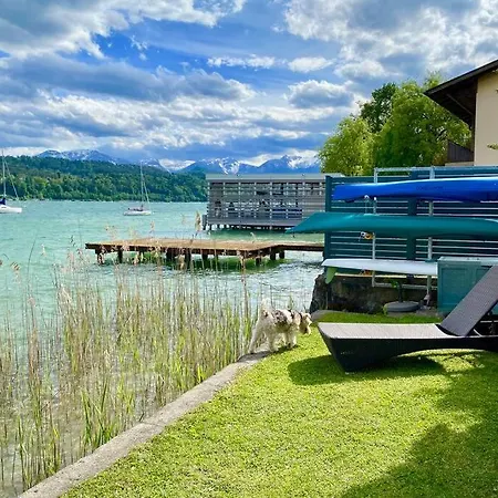 Bellevue Wörthersee - Vierbeiner Herzlich Willkommen - Privater Seezugang Apartment *
